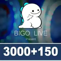 Bigo Live Gold Gift Card 3000 + 150 Diamond Global