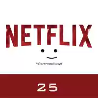 Netflix Gift Card 25 USD US