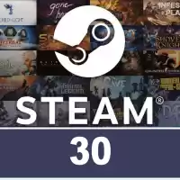 Steam Gift Card 30 Brl Brazil