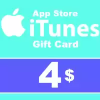 Apple İtunes Gift Card 4 Usd - İtunes Key - Unıted States