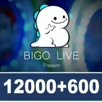 Bigo Live Gold Gift Card 12000 + 600 Diamond Global