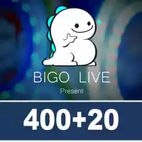 Bigo Live Gold Gift Card 400 + 20 Diamond Global
