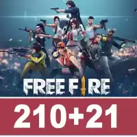 Garena Free Fire Gift Card 210 + 21 Diamond Global Key