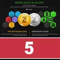 Razer Gold 5 Eur - Razer Key - Eu Gift Card