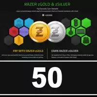 Razer Gold Gift Card 50 Usd Key Global