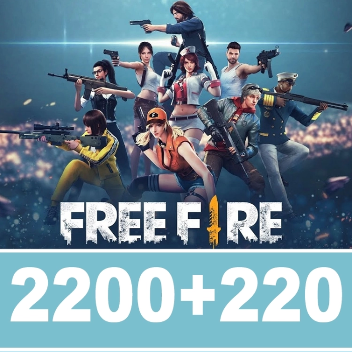 🥇Cartão Presente Garena Free Fire 2200 Diamantes (Free Fire