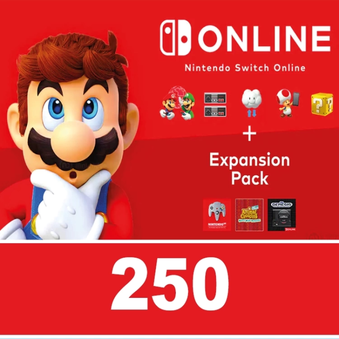 Nintendo – Gift Card Digital 250 Reais – WOW Games