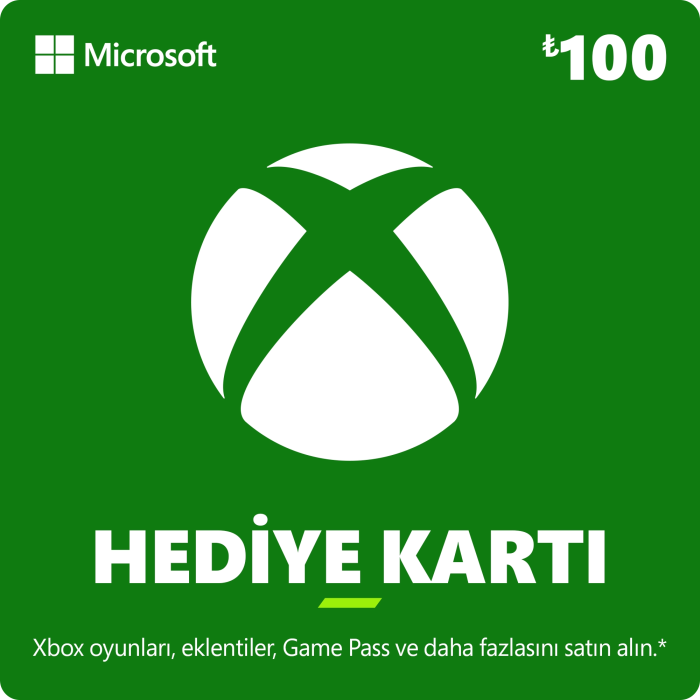 Xbox Gift Card 100 Try