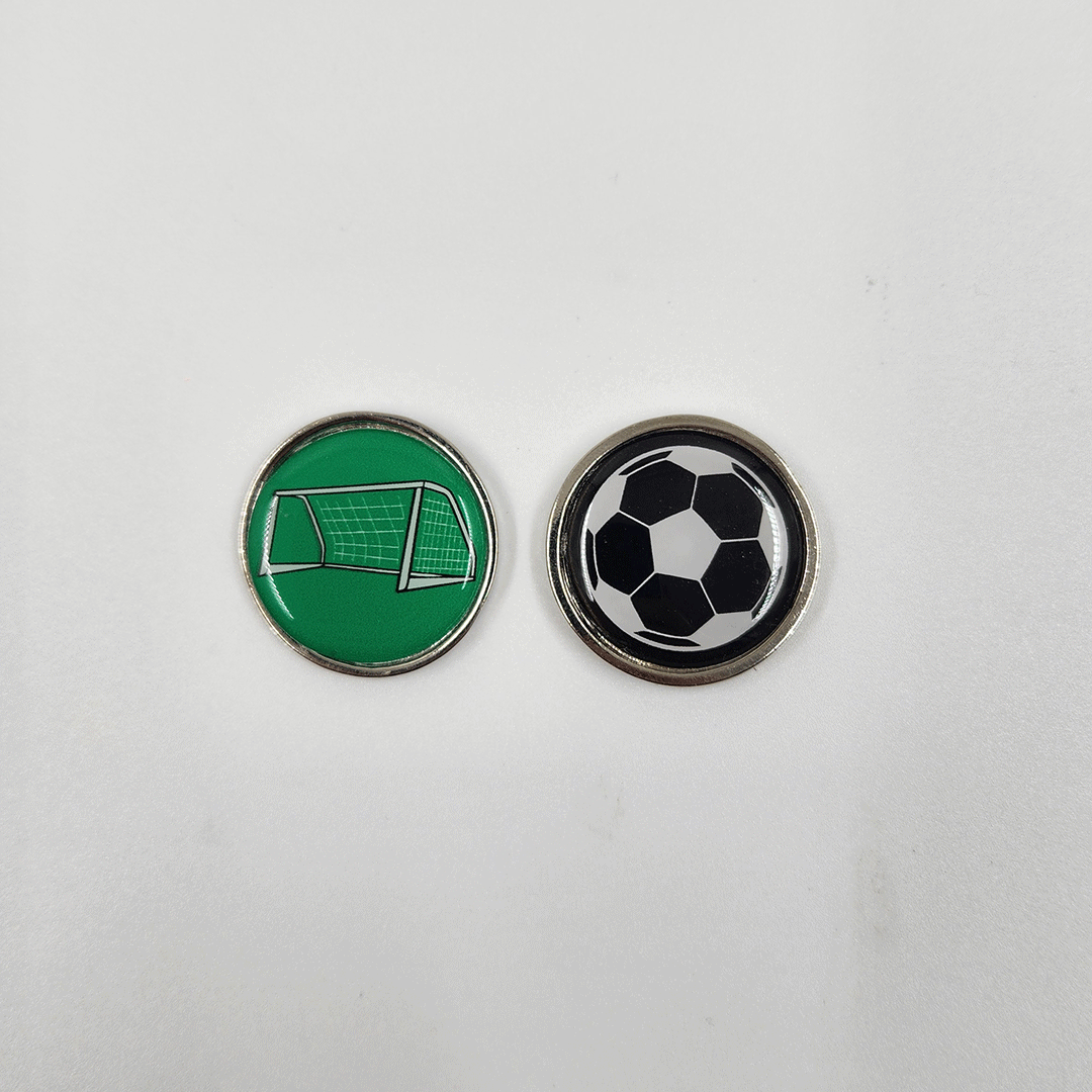 Referee Coin - Black/Green