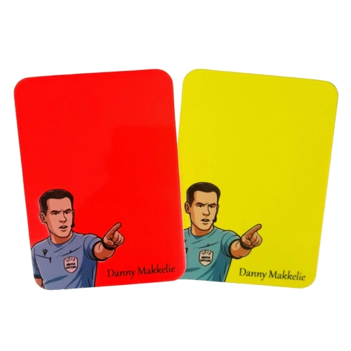 Picture Referee Card, Picture Yellow Red Card