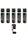 Vanishing Referee Spray Set (5 Spray + 1 Holder),Referee Spray Set, Referee Spray Foam Set