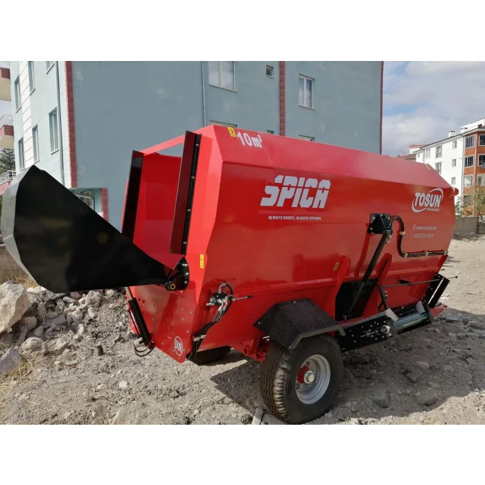 10 M3 YATAY ÇİFT HELEZONLU YEM KARMA MAKİNESİ