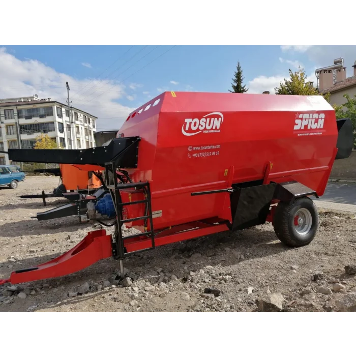 10 M3 YATAY ÇİFT HELEZONLU YEM KARMA MAKİNESİ