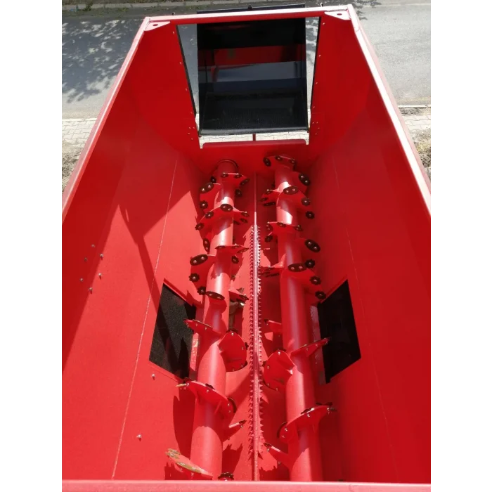 10 M3 YATAY ÇİFT HELEZONLU YEM KARMA MAKİNESİ