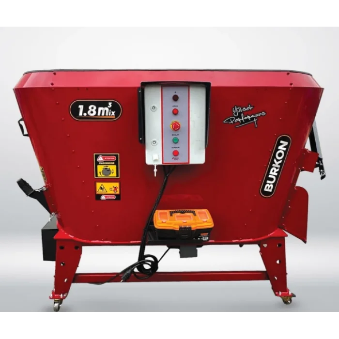 1,8 M3 DİKEY YEM KARMA MAKİNESİ 220 V