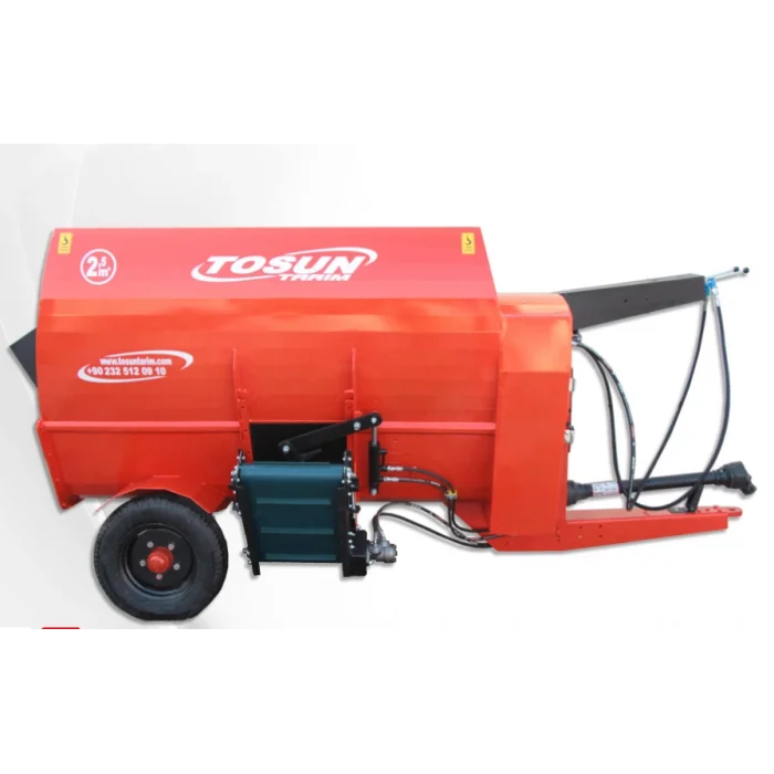 2,5 M3 YATAY ÇİFT HELEZONLU YEM KARMA MAKİNESİ