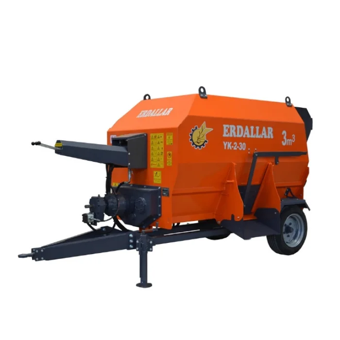 3 M3 YATAY ÇİFT HELEZONLU YEM KARMA MAKİNESİ