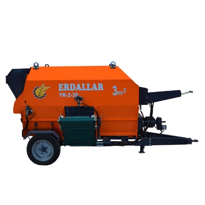 3 M3 YATAY ÇİFT HELEZONLU YEM KARMA MAKİNESİ