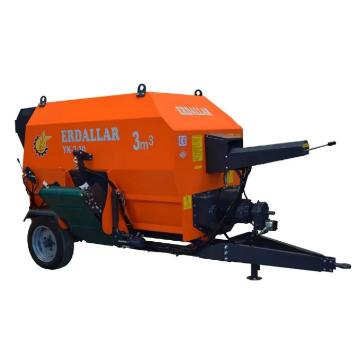 3 M3 YATAY ÇİFT HELEZONLU YEM KARMA MAKİNESİ