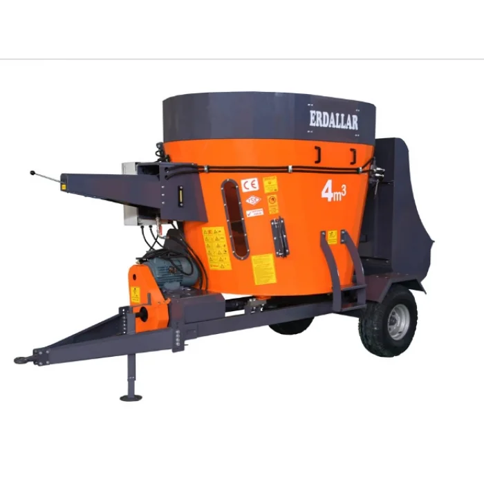 4 m³ DİKEY YEM KARMA MAKİNESİ 380 V ELEKTRİK