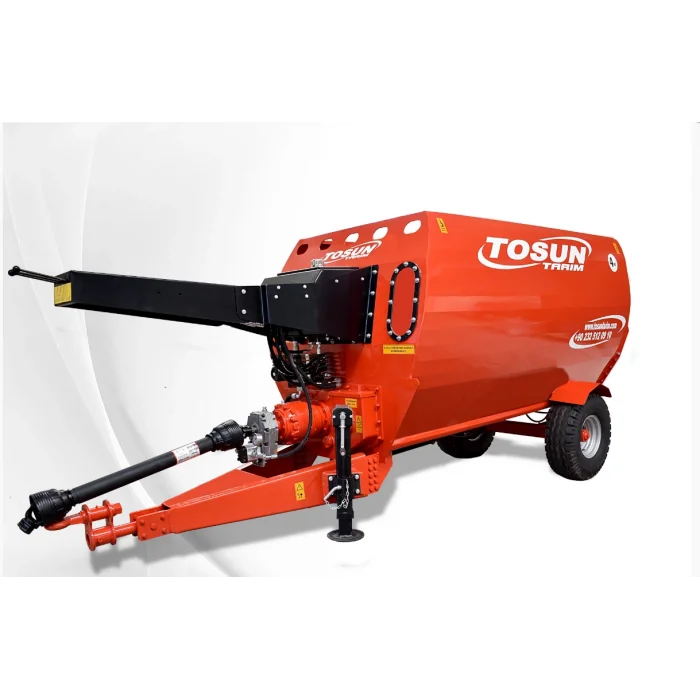 4 M3 YATAY ÇİFT HELEZONLU YEM KARMA MAKİNESİ