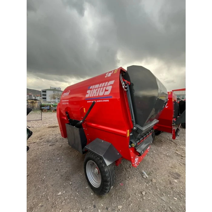 5 M3 YATAY ÇİFT HELEZONLU YEM KARMA MAKİNESİ