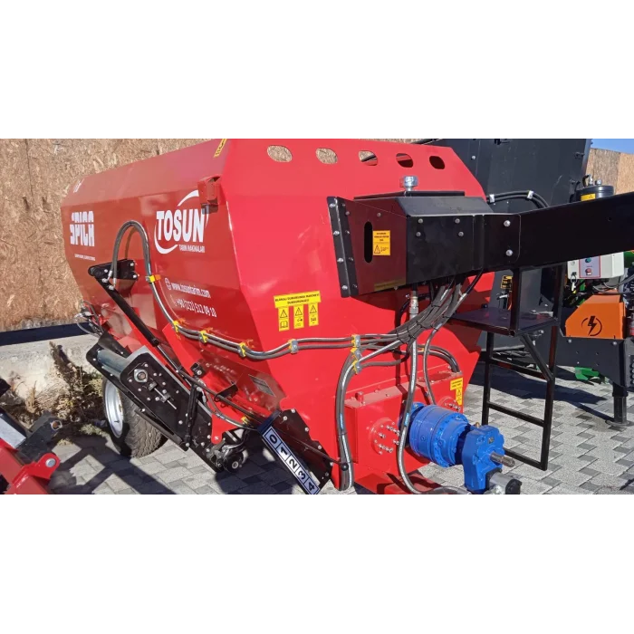 6 M3 YATAY ÇİFT HELEZONLU YEM KARMA MAKİNESİ