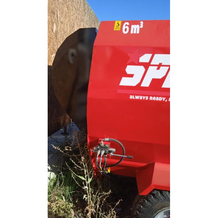 6 M3 YATAY ÇİFT HELEZONLU YEM KARMA MAKİNESİ