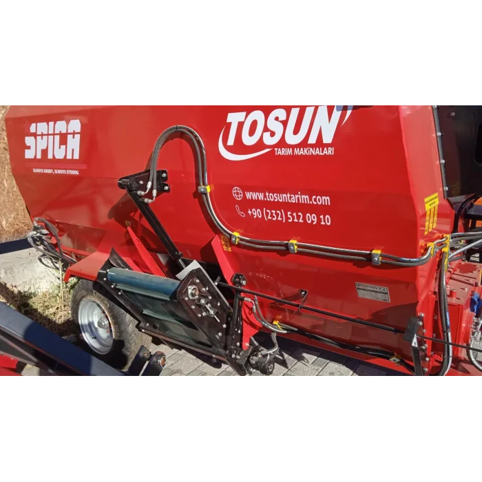 6 M3 YATAY ÇİFT HELEZONLU YEM KARMA MAKİNESİ