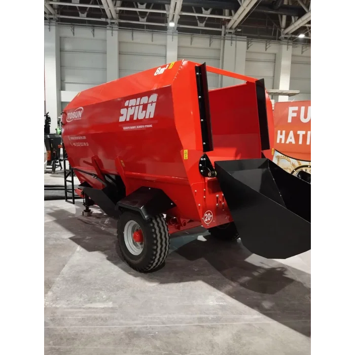 8 M3 YATAY ÇİFT HELEZONLU YEM KARMA MAKİNESİ