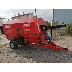 10 M3 YATAY ÇİFT HELEZONLU YEM KARMA MAKİNESİ