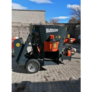 3 M3 ÇEKİLİR YEM KARMA MAKİNESİ ŞAFTLI - ELEKTRİKLİ