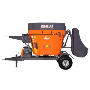 4 m³ DİKEY YEM KARMA MAKİNESİ 380 V ELEKTRİK