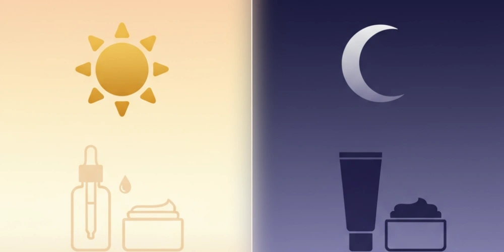 دليل الروتين النهائي للعناية بالبشرة للمبتدئين: الصباح مقابل الليل