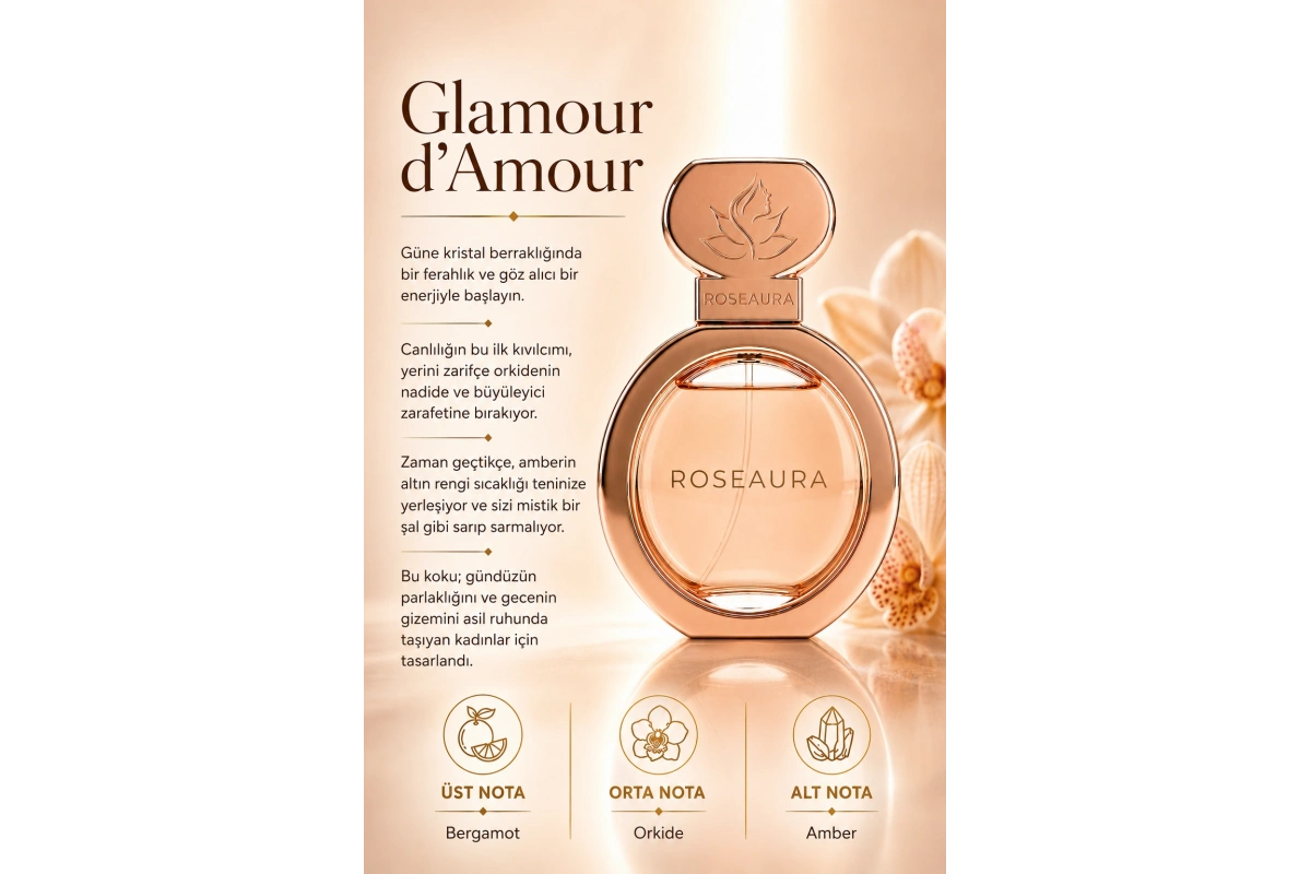 Glamour dAmour: Velvet Touch of Serenity. - 50 ML Eau de Parfum