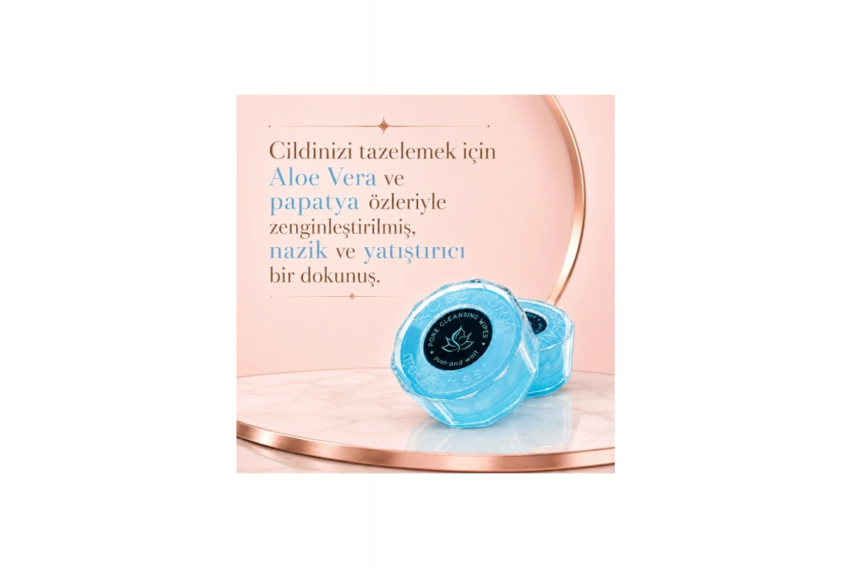 Lingettes Nettoyantes Pores: Nettoyage en Profondeur et Affinement des Pores - 6 pièces