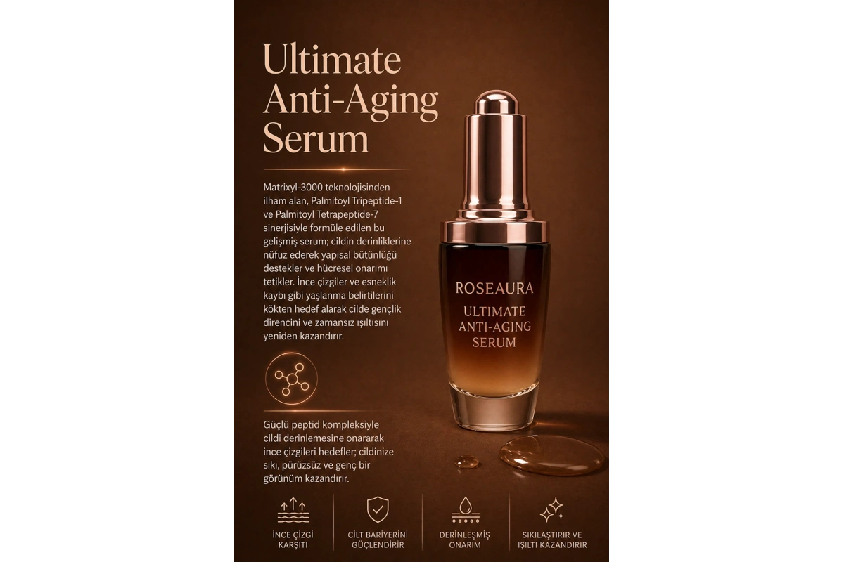 Ultimate Anti-Aging Serum: Time-Defying Peptide Power - 50 ML