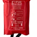 FiberGlass Cam Elyafından İmal Yangın Battaniyesi Fire Blanket-Cepli Model