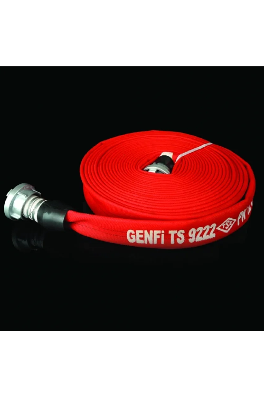 İÇİ KAUÇUK 25 METRE KIRMIZI 1,5 İNCH YANGIN HORTUMU REKORLU