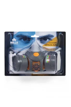 MİLLA ETNA MASKE KİTİ (YARIM YÜZ MASKESİ ABEK1P3 FİLİTRE)