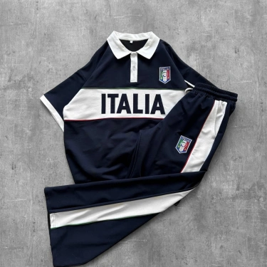 ITL Oversize Unisex Eşofman Takımı - Lacivert