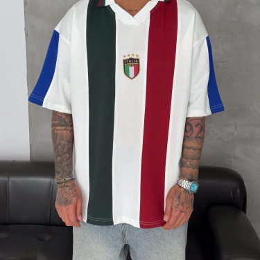 Parçalı ITL Oversize Tshirt