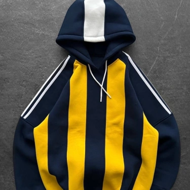 Nakışlı Kapüşonlu Taraftar Sweatshirt