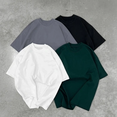 4lü Basic Tshirt Set