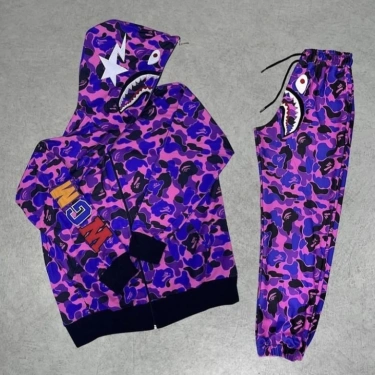 Bapex Unisex Eşofman Takımı-Mor