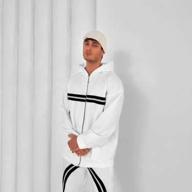 Dalgıç Kumaş Şeritli Eşofman Takımı