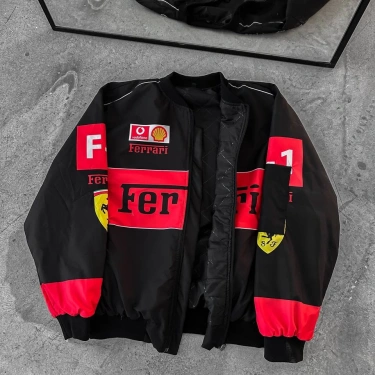 FR Black Unisex Bomber Ceket