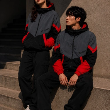 Grey Seong Unisex Bomber Ceket