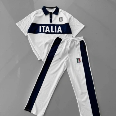 İTL Unisex Eşofman Takımı - Beyaz