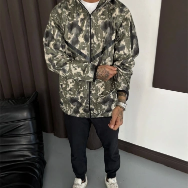 Kamuflaj Desen Tech Hırka